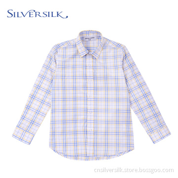 Custom Sutumn Big Check Casual Jungen Kariertes Hemd